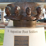 Image of the St. Augustine Foot Soldiers sculpture