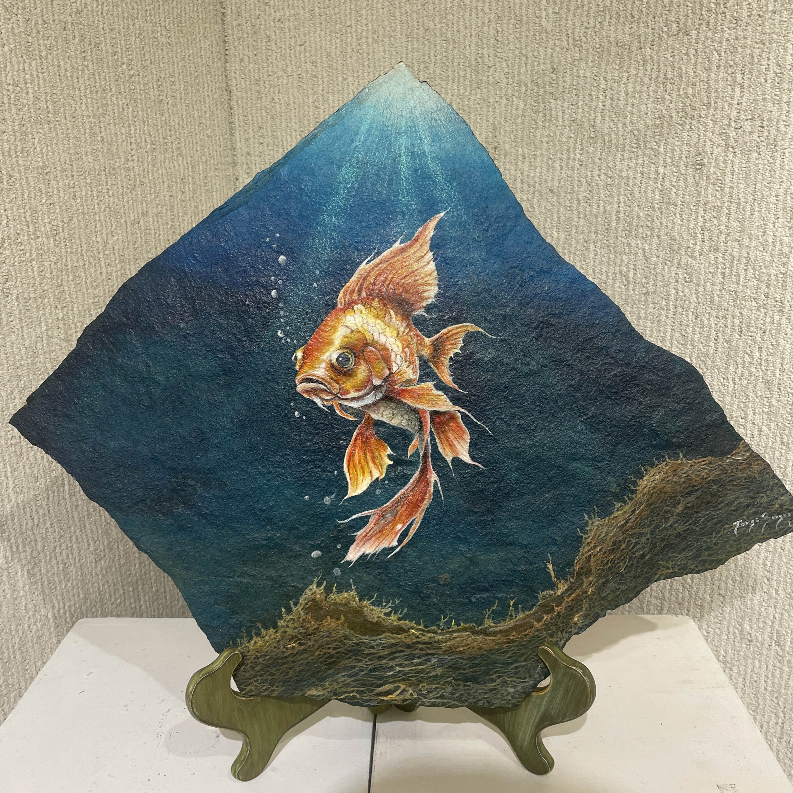 HONORABLE MENTION: "Goldfish Under the Sea" by Jorge Burgos