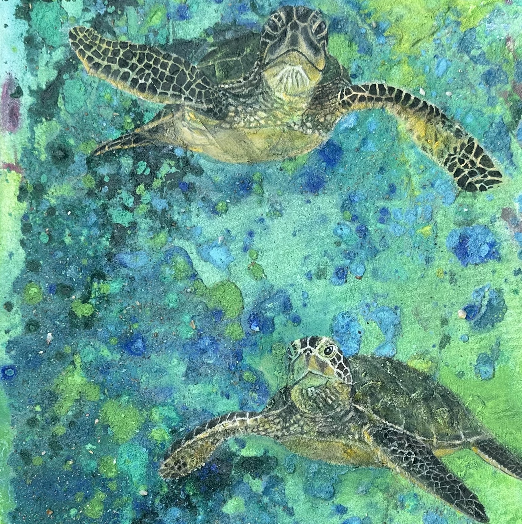 BRADLEY/MAYER SECOND PLACE: "Turtle Trio" by Deborah Lightfield