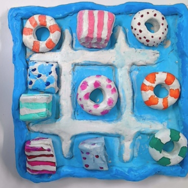 Poolside Tic-Tac-Toe