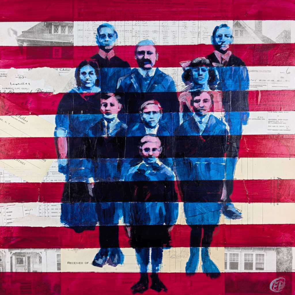 HONORABLE MENTION
"First Generation"
Mixed Media by Eric Rakov