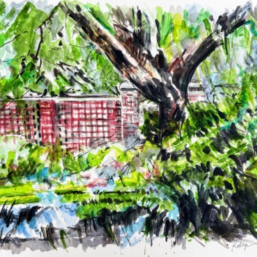 The Shape of Silence in the Cummer Museum Garden