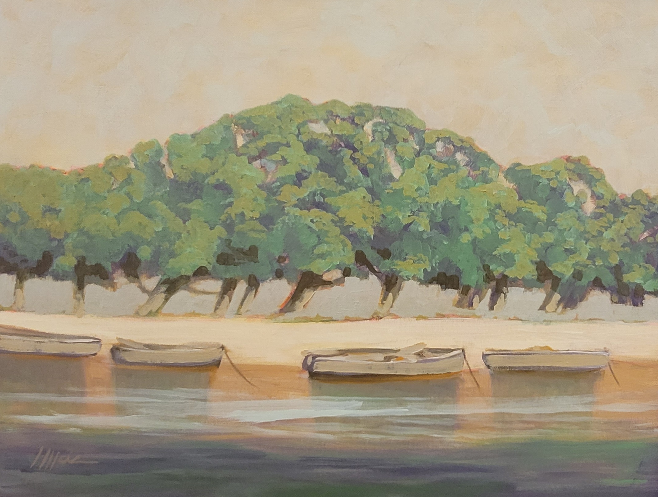 A Row of Dinghies