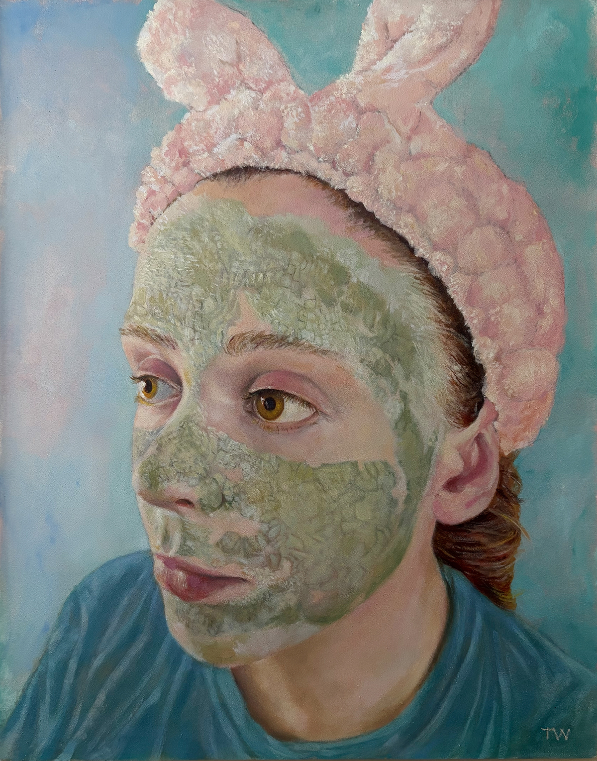 Mud Mask (Portrait of Julia)