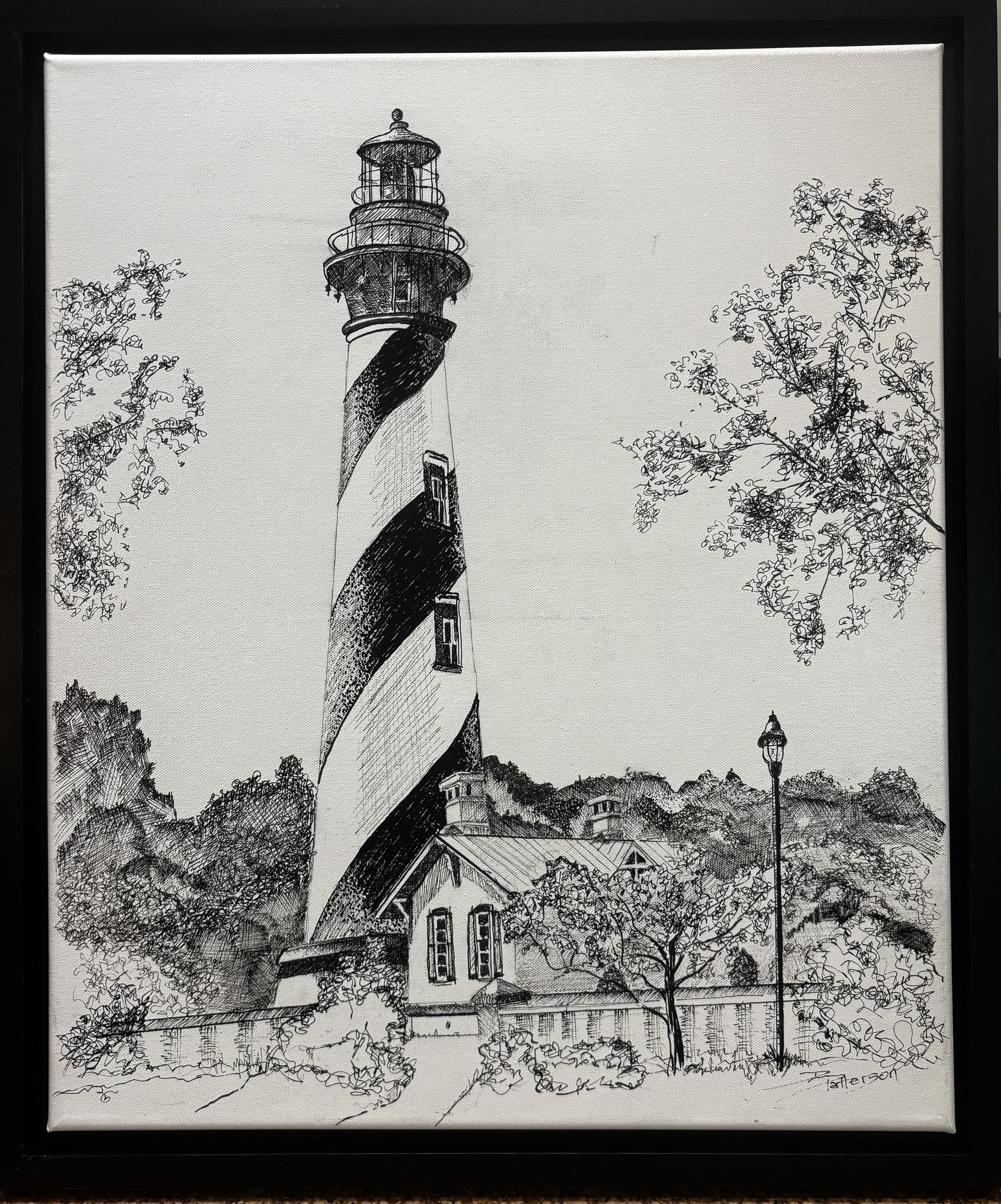 Light House in Black & White