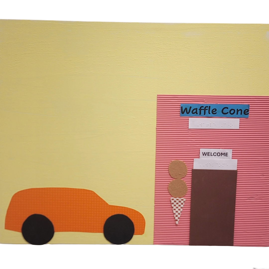 HONORABLE MENTION - "Waffle Cone" by Lacey V.