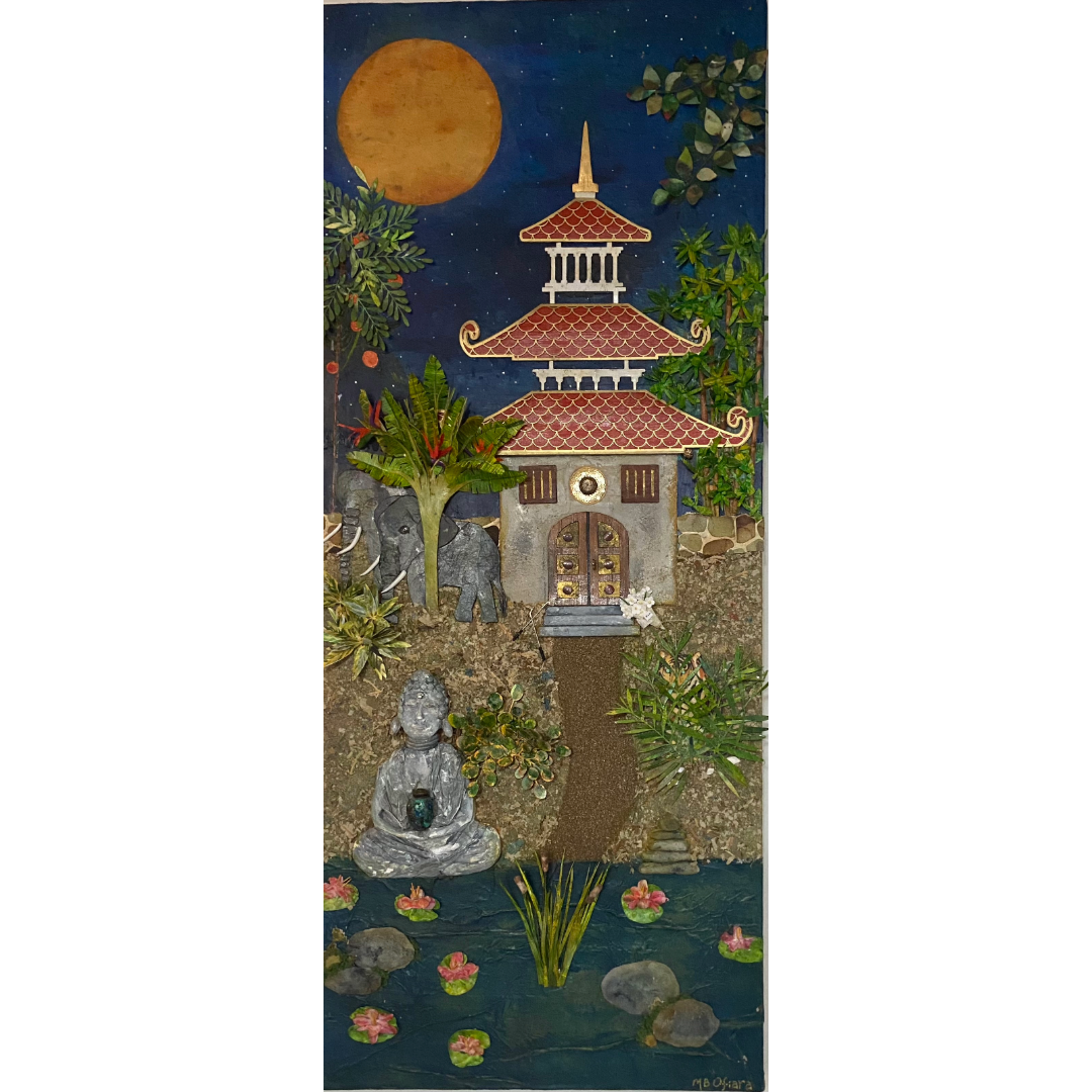 AVERY ST. JEAN THIRD PLACE - "Eternal Lotus" by MaryBeth Ofiara